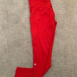 Lululemon Fast and Free leggings size 8